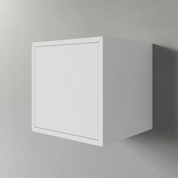 Biała skrzynka stanowi uzupełnienie do wszystkich naszych modułowych mebli loftowych.