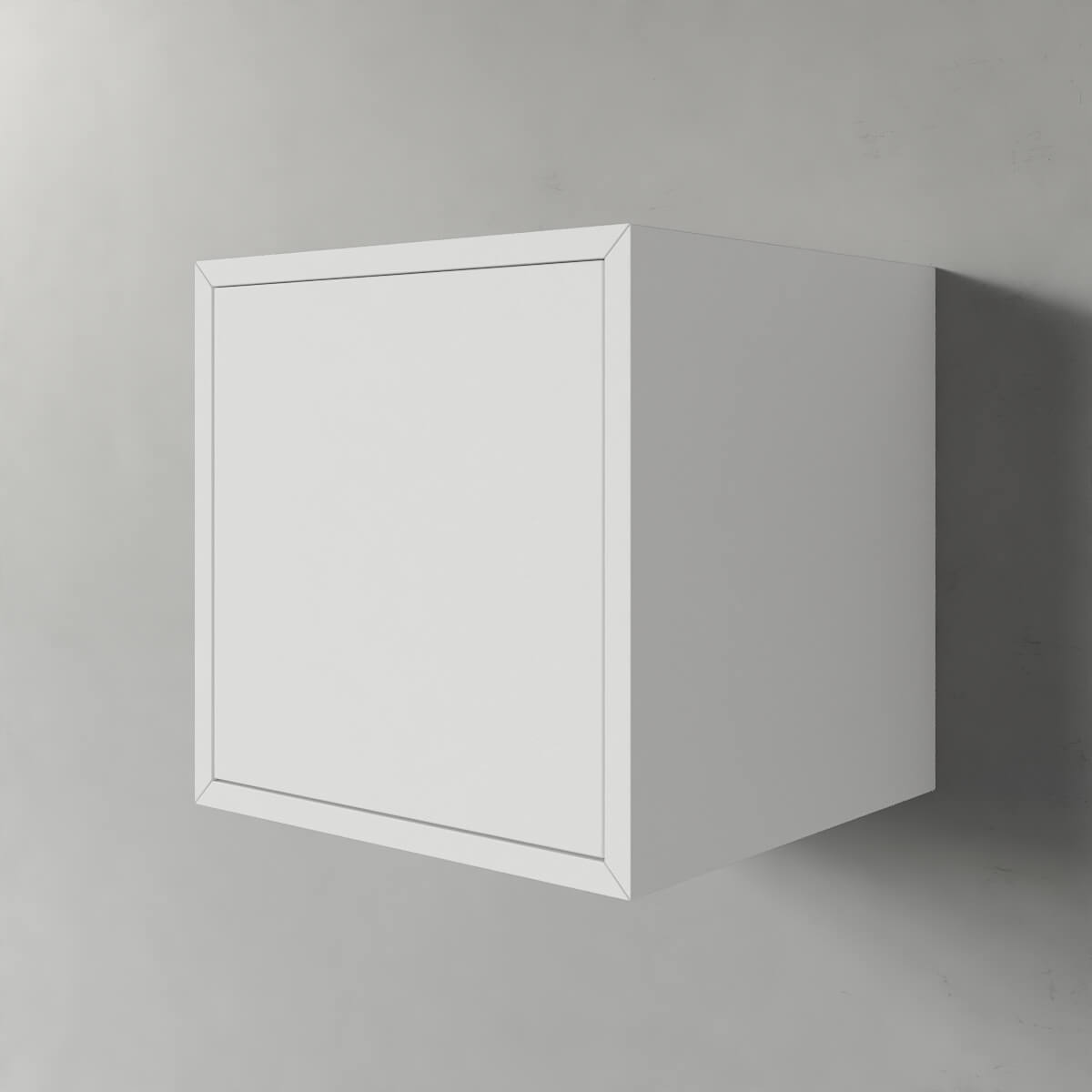 Kubik_bialy Biała skrzynka stanowi uzupełnienie do wszystkich naszych modułowych mebli loftowych.